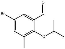 5-Bromo-3-methyl-2-(propan-2-yloxy)benzaldehyde|