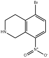 5-bromo-8-nitro-1,2,3,4-tetrahydroisoquinoline Structure