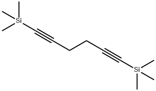 Silane, 1,5-hexadiyne-1,6-diylbis[trimethyl- Struktur