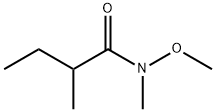 N-methoxy-N,2-dimethylbutanamide, 158243-61-9, 结构式