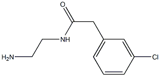 N-(2-氨基乙基)-2-(3-氯苯基)乙酰胺, 1593518-87-6, 结构式