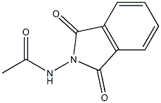 Acetamide,N-(1,3-dihydro-1,3-dioxo-2H-isoindol-2-yl)- 化学構造式