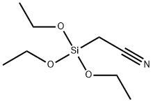 Acetonitrile, (triethoxysilyl)- Structure