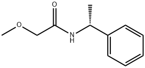 Acetamide, 2-methoxy-N-[(1R)-1-phenylethyl]- 化学構造式