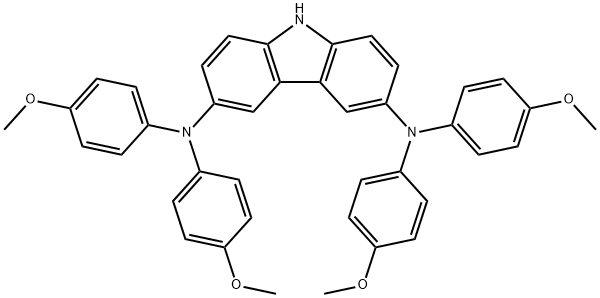 N,N,N',N'-Tetrakis(4-methoxyphenyl)-9H-carbazole-3,6-diamine|N,N,N',N'-四(4-甲氧基苯基)-9H-咔唑-3,6-二胺