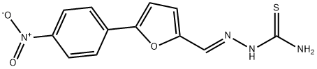 (E)-2-((5-(4-nitrophenyl)furan-2-yl)methylene)hydrazine-1-carbothioamide Structure