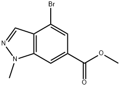 methyl 4-bromo-1-methyl-1H-indazole-6-carboxylate