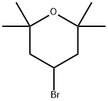 4-ブロモ-2,2,6,6-テトラメチルオキサン 化学構造式