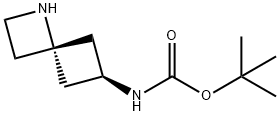 TRANS-6-(BOC-AMINO)-1-AZASPIRO[3.3]HEPTANE Structure