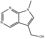 (7-METHYL-7H-PYRROLO[2,3-D]PYRIMIDIN-5-YL)METHANOL, 1638771-55-7, 结构式
