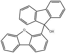 9-(4-二苯并呋喃基)-9H-芴-9-醇,1643678-96-9,结构式