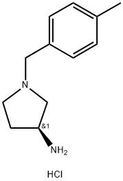 (S)-1-(4-Methylbenzyl)pyrrolidin-3-aminedihydrochloride Structure