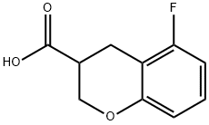 5-FLUOROCHROMAN-3-CARBOXYLIC ACID Structure