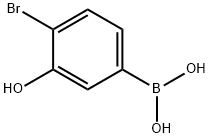 4-BROMO-3-HYDROXYPHENYLBORONIC ACID Structure