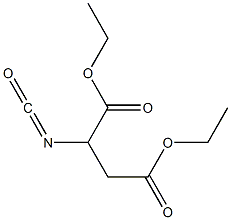 Butanedioic acid,isocyanato-, diethyl ester (9CI) 结构式