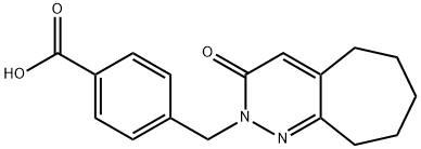 4-(3-Oxo-3,5,6,7,8,9-hexahydro-cyclohepta[c]pyridazin-2-ylmethyl)-benzoic acid Structure