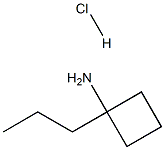 1-Propylcyclobutanamine hydrochloride Struktur