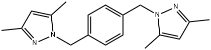 1,1'-(benzene-1,4-diyldimethylene)-bis(3,5-dimethyl-1H-pyrazole),172606-22-3,结构式