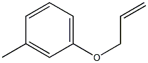 allyl m-methylphenyl ether Struktur