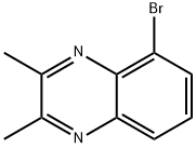 5-ブロモ-2,3-ジメチルキノキサリン 化学構造式