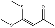 4,4-bis(methylthio)but-3-en-2-one 化学構造式