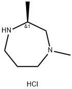 (3S)-1,3-dimethyl-1,4-diazepane dihydrochloride Struktur