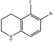 6-bromo-5-fluoro-1,2,3,4-tetrahydroquinoline Structure