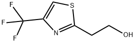 2-(4-(三氟甲基)噻唑-2-基)乙醇 结构式