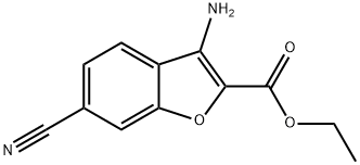 乙基 3-氨基-6-氰基苯并呋喃-2-甲酸基酯, 1782594-34-6, 结构式