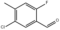 5-chloro-2-fluoro-4-methylbenzaldehyde Structure