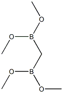 Boronic acid, methylenebis-, tetramethyl ester Struktur