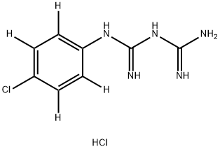 1-(4-CHLOROPHENYL)BIGUANIDE-D4HYDROCHLORIDE,1794816-89-9,结构式
