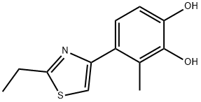 4-(2-Ethyl-thiazol-4-yl)-3-methyl-benzene-1,2-diol|