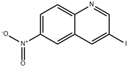 3-iodo-6-nitroquinoline 结构式