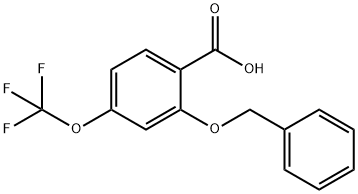 2-Benzyloxy-4-(trifluoromethoxy)benzoic acid|2-苄氧基-4-(三氟甲氧基)苯甲酸