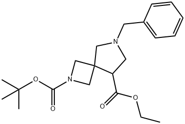 2-叔丁基-8-甲基-6-苄基-2,6-二氮杂螺[3.4]辛烷-2,8-二羧酸 结构式