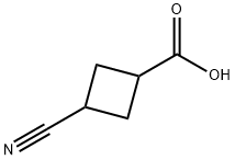 3-CYANOCYCLOBUTANECARBOXYLIC ACID, 1823933-75-0, 结构式