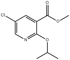 Methyl 5-chloro-2-(propan-2-yloxy)pyridine-3-carboxylate Structure