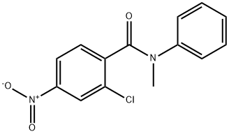 2-Chloro-N-methyl-4-nitro-N-phenylbenzamide, 97% 结构式