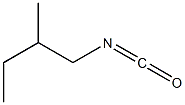 1-isocyanato-2-methylbutane Structure