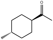 1-((trans)-4-methylcyclohexyl)ethanone 化学構造式