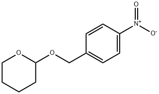 2-((4-Nitrobenzyl)Oxy)Tetrahydro-2H-Pyran 化学構造式