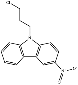 3-硝基咔唑-9-氯丙基 结构式