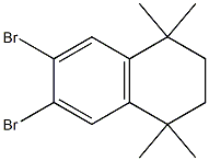 6,7-二溴-1,1,4,4-四甲基-1,2,3,4-四氢萘, 184885-74-3, 结构式