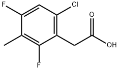 6-Chloro-2,4-difluoro-3-methylphenylacetic acid price.