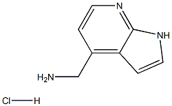 {1H-pyrrolo[2,3-b]pyridin-4-yl}methanamine hydrochloride, 1860028-34-7, 结构式