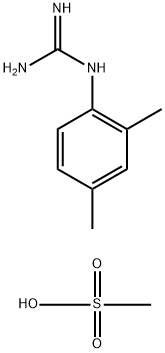 N-(2,4-dimethylphenyl)guanidine methanesulfonate Structure