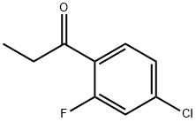 1-(4-CHLORO-2-FLUOROPHENYL)PROPAN-1-ONE Structure