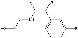 1-(3-氟苯基)-2-((2-羟基乙基)氨基)-1-丙醇,1874218-36-6,结构式