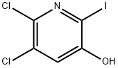 5,6-Dichloro-2-Iodopyridin-3-Ol Structure